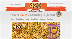 Desktop Screenshot of 420namkeen.com